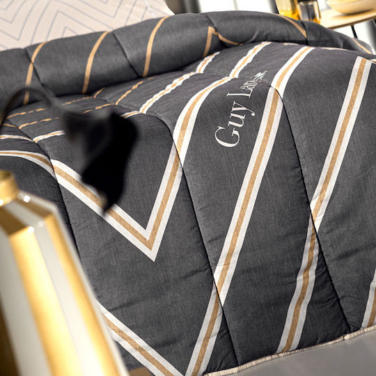Guy Laroche Пухено Куинсайз 220x240бр Антрацит 530 г/м²Gsm