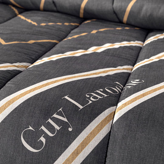 Guy Laroche Пухено Куинсайз 220x240бр Антрацит 530 г/м²Gsm
