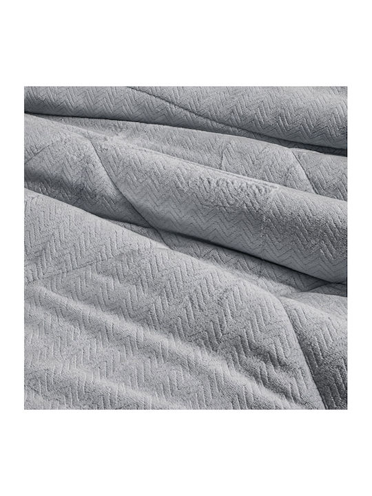 Guy Laroche Duvet Cover King Size 260x240cm Moore Silver 780 GSMGsm