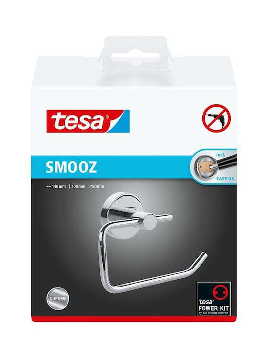Tesa Paper Holder with Suction Cup Silver