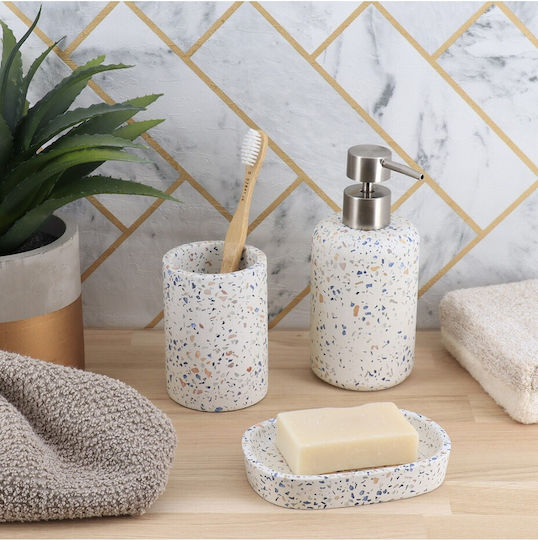 Countertop Cup Holder Made of Resin Cement Mosaic