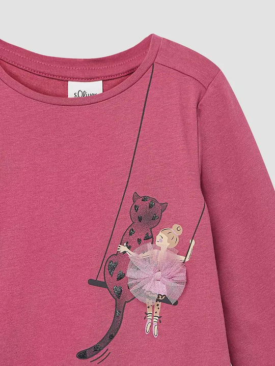 Детска блуза Dark Pink