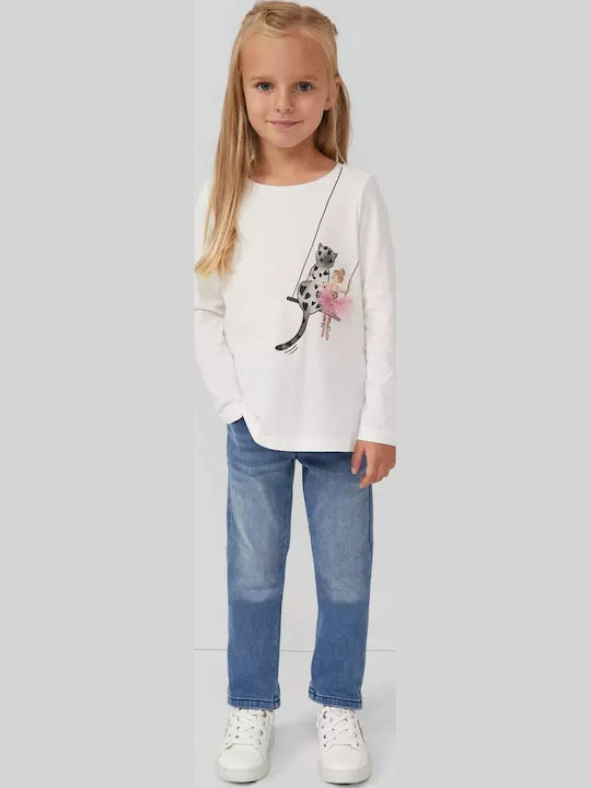 Kids' Shirt Long Sleeve Ecru