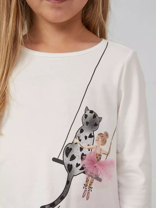 Kids' Shirt Long Sleeve Ecru