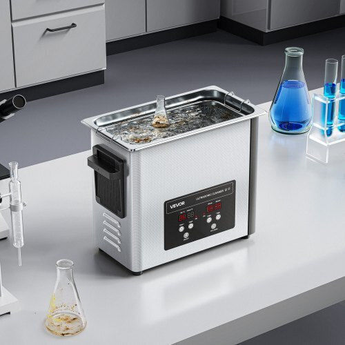 Vevor Ultrasonic Cleaner 6lt Inox With Mechanical Timer