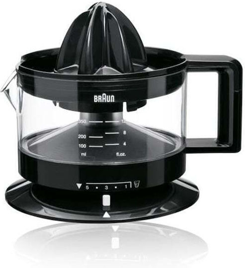 Braun CJ 3000 BK Electric Juicer 20W with 350ml Capacity Black