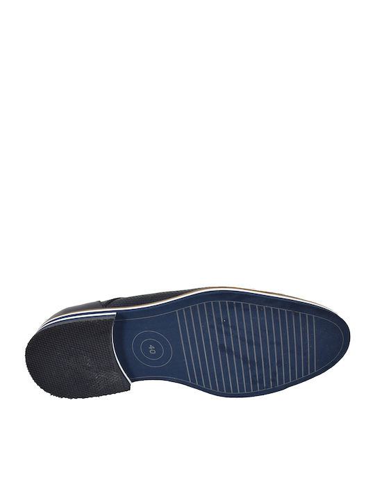 L'uomo Leder Herren Freizeitschuhe Blau