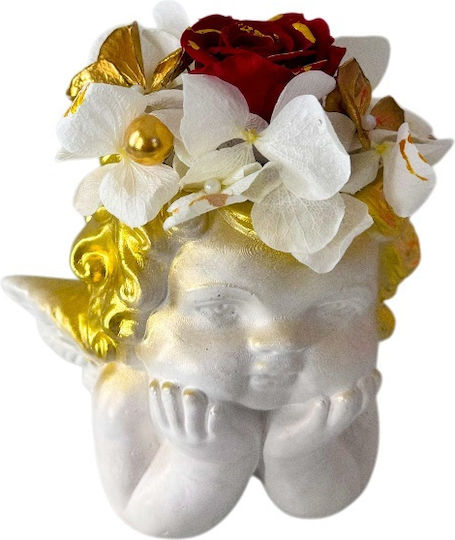 Velve Dekorative Statuette aus Keramik Material 14x7x7cm