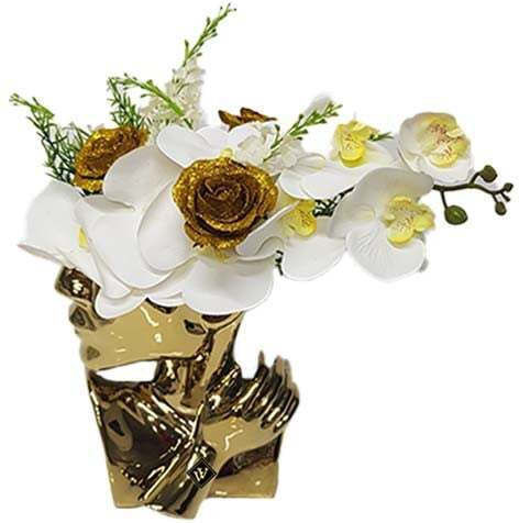 Velve Figură Decorativă din Material Ceramic 14x7x21cm 1buc