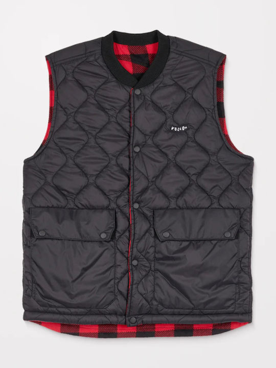 Bowered Αμάνικο Μπουφάν Puffer Lifeguard Red