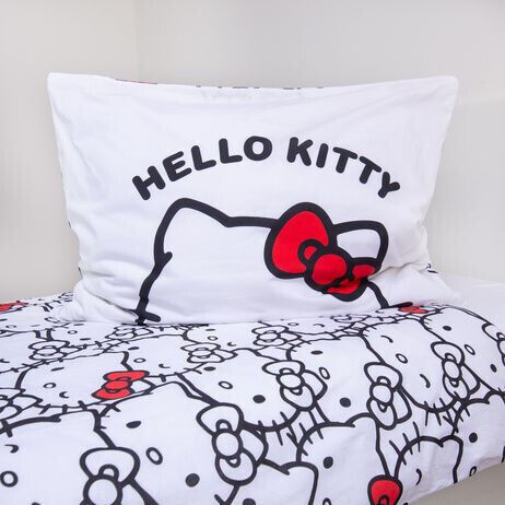 Hello Kitty Set Kinderbettbezüge Baumwoll Weiß 200cm
