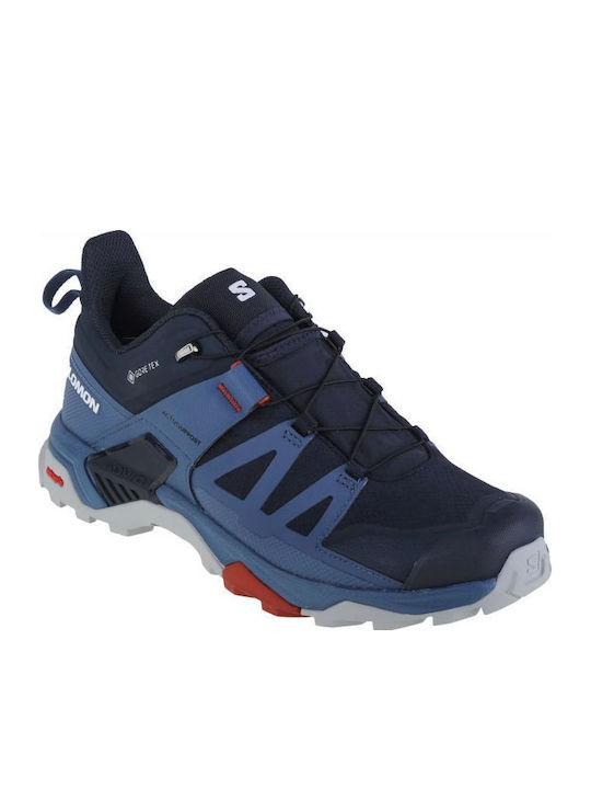 Salomon X Ultra 4 Gtx Ανδρικά Ορειβατικά Παπούτσια Αδιάβροχα με Μεμβράνη Gore-Tex Γκρι