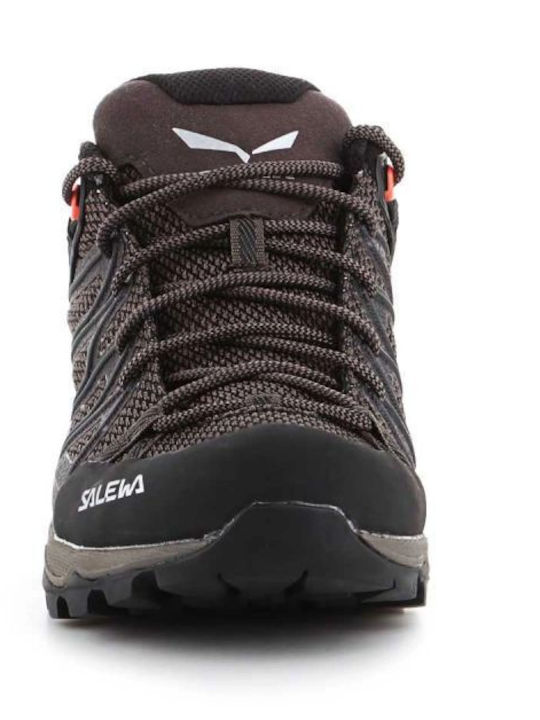Salewa MTN Trainer Lite GTX Γυναικεία Ορειβατικά Παπούτσια Αδιάβροχα με Μεμβράνη Gore-Tex Καφέ