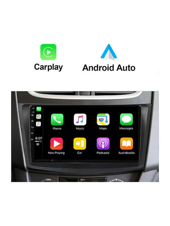 Car Audio System for Suzuki Splash 2008-2015 (Bluetooth/USB/WiFi/GPS/Apple-Carplay/Android-Auto) with Touch Screen 9"