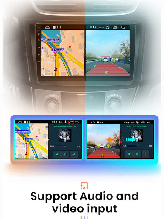 Car Audio System for Suzuki Ignis 2018 (Bluetooth USB Wi-Fi GPS Apple CarPlay Android Auto) with 9 Inch Touch Screen