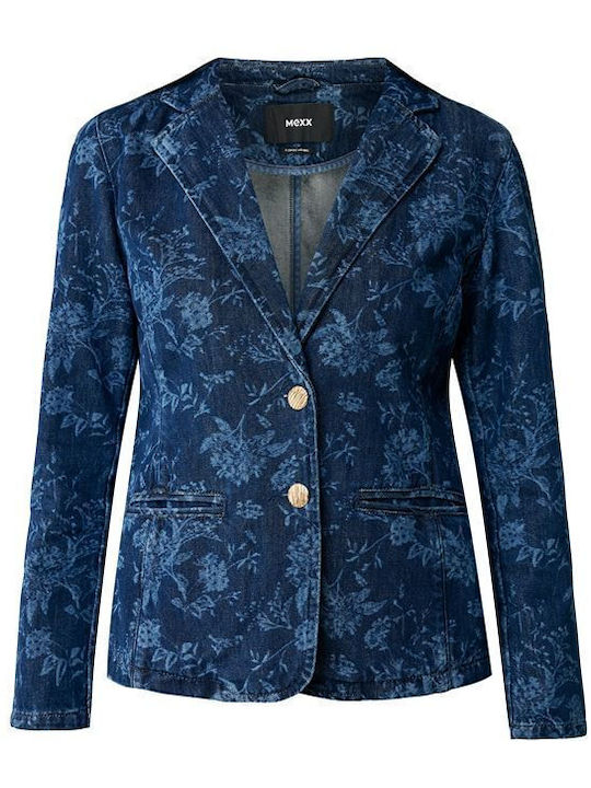 Mexx Blazer pentru femei Sacou Albastru