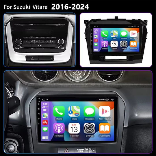 Sistem Audio Auto pentru Suzuki Vitara 2016-2024 (Bluetooth/USB/Wi-Fi/GPS/Apple CarPlay/Android Auto) cu Ecran Tactil 9"