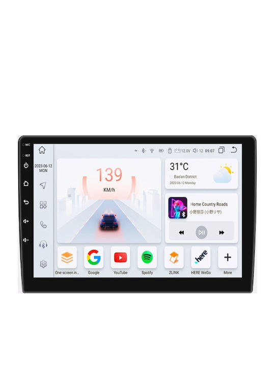 Car Audio System for Suzuki SX4 2005-2013 (Bluetooth/USB/WiFi/GPS/Apple-Carplay/Android-Auto) with Touch Screen 9"