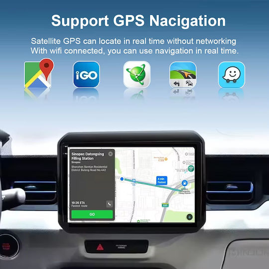 Auto-Audiosystem für Suzuki Ignis 2016-2025 (Bluetooth/USB/Eingebautes Wi-Fi / 3G/GPS/Apple CarPlay/Android Auto) mit Touchscreen 9 Zoll