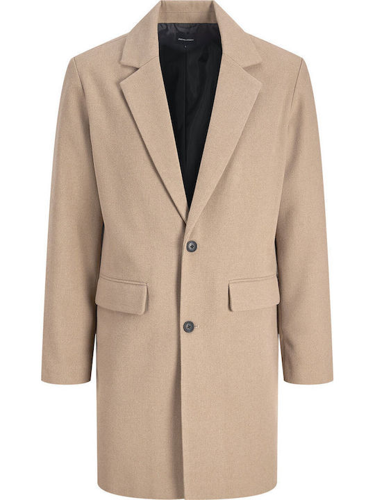 Herren Mantel Greige