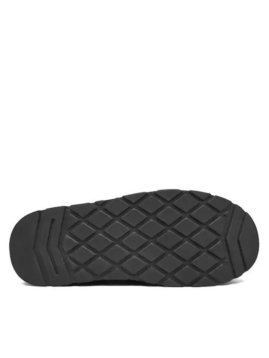Mules with Chunky Heel in Black Color