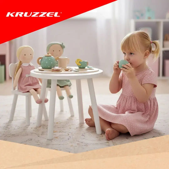 Kruzzel Дървен Поднос За 3+ Години 15 Части