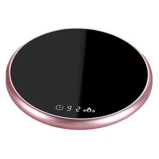 Smart Warmer Cană De Cafea Alte Băuturi Păstrând Băuturile Calde Ecran Lcd Butoane Tactile Roz