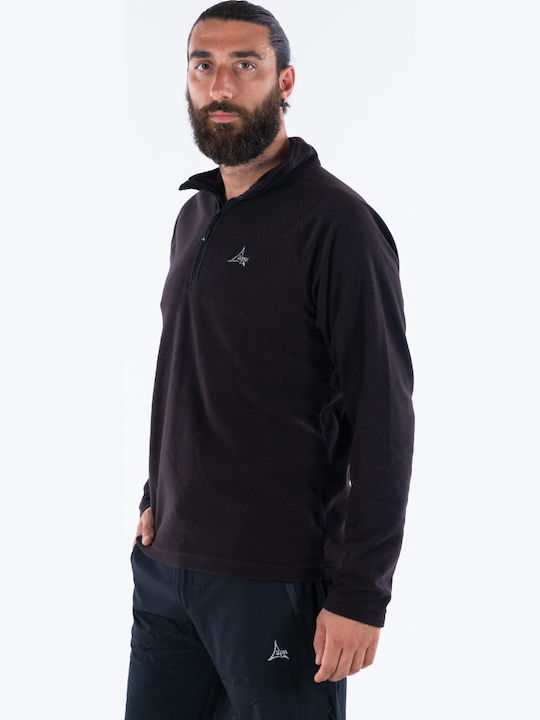 Langarm-Pullover Schwarz