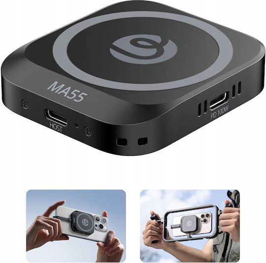 Ulanzi Case for Hard Drive M.2 SATA III with Connection USB 3.2 USB 2.0 Type-C