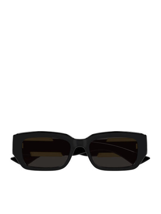 Bottega Veneta Unisex Sonnenbrille mit Schwarz Kunststoff Gestell und Schwarz Linse BV1406S 001