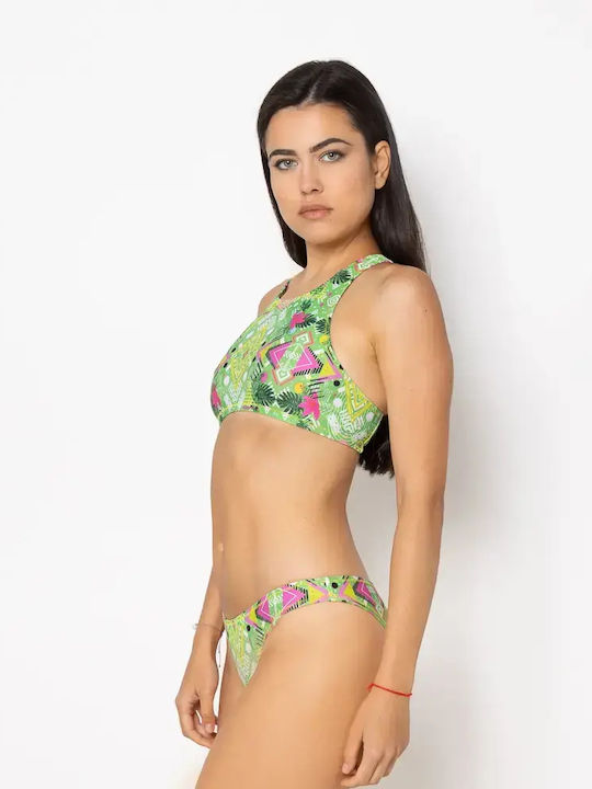 High Neck Bikini Top