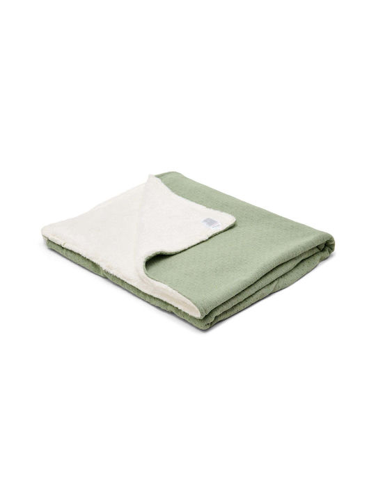 Little Dutch Blanket Pure Knitted Green 110x140cm