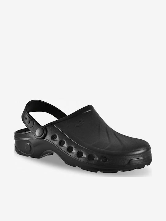 Safety Jogger Herren Clogs Schwarz