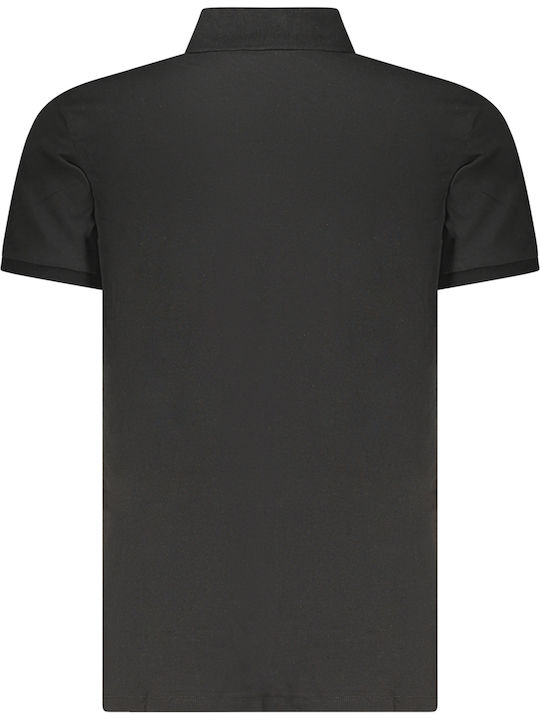 Polo Short Sleeve Black Blouse