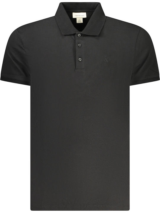 Polo Short Sleeve Black Blouse