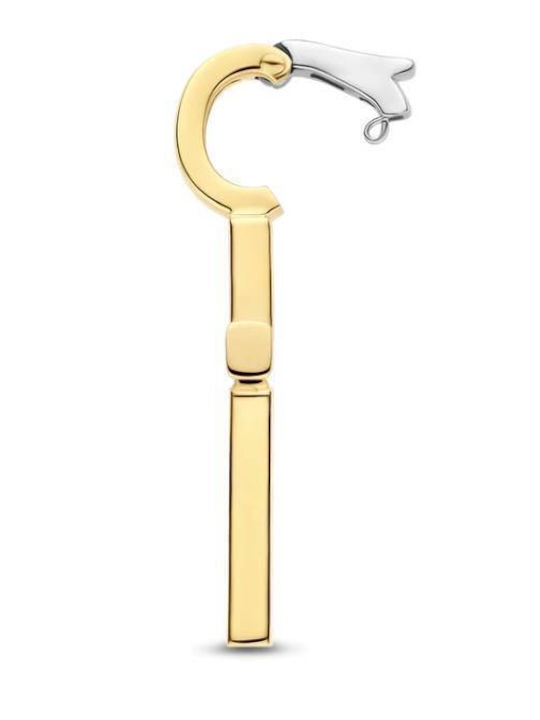 Ti Sento Damen Kreuz aus Vergoldetem Silber mit Kette