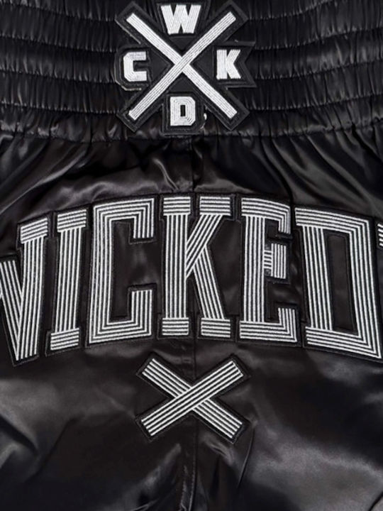 Wicked1 Shorts Kick/Thai-Boxen Schwarz