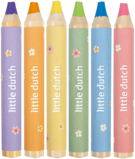 Little Dutch Set 6 Pink Coloured Pencils