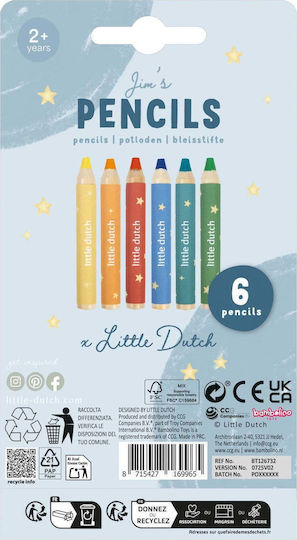 Little Dutch Set 6 Colored Pencils Jim