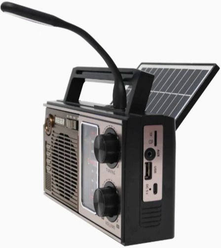 Meier M-538BT-S Retro Φορητό Ραδιόφωνο Ηλιακό με Bluetooth και USB Κόκκινο
