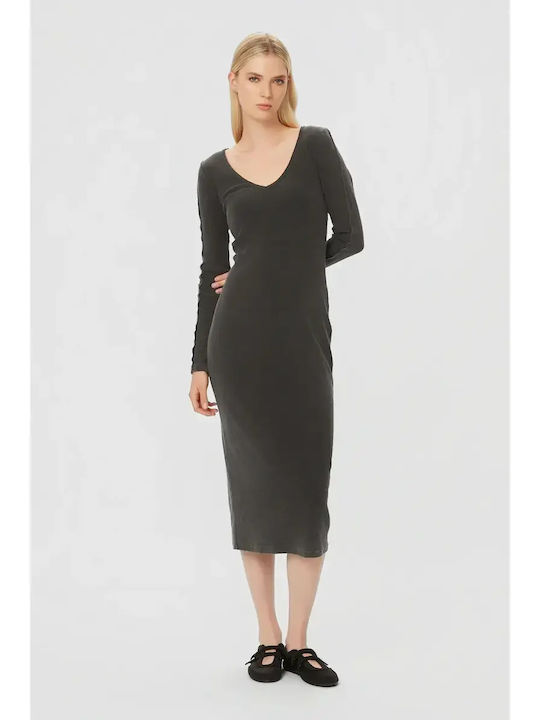 Midi Φόρεμα Vintage Black
