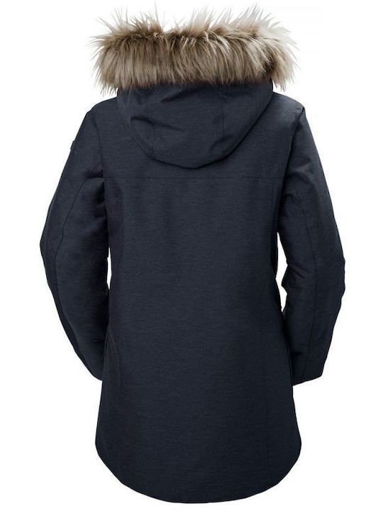 Jachetă de femei tip parka Negru