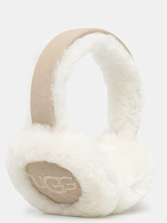 Earmuff Knitted in Beige color