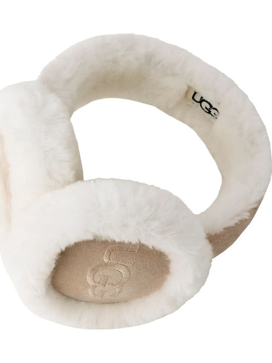 Earmuff Knitted in Beige color