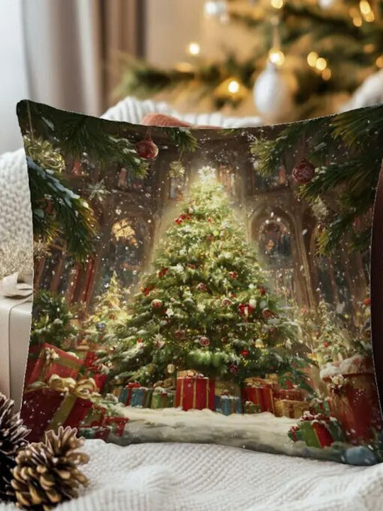 By Queen Limited Festive Edition Μαξιλαροθήκη Χριστουγεννιάτικο Δέντρο