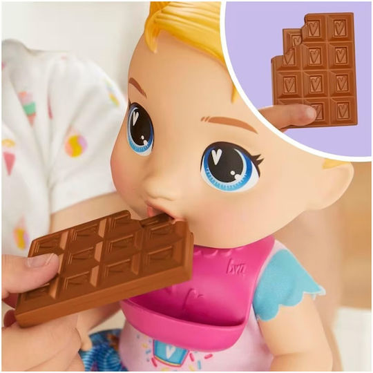 Hasbro Baby Alive Σετ με Μωρό Κούκλα Snacks για 3+ Ετών 10 εκ.