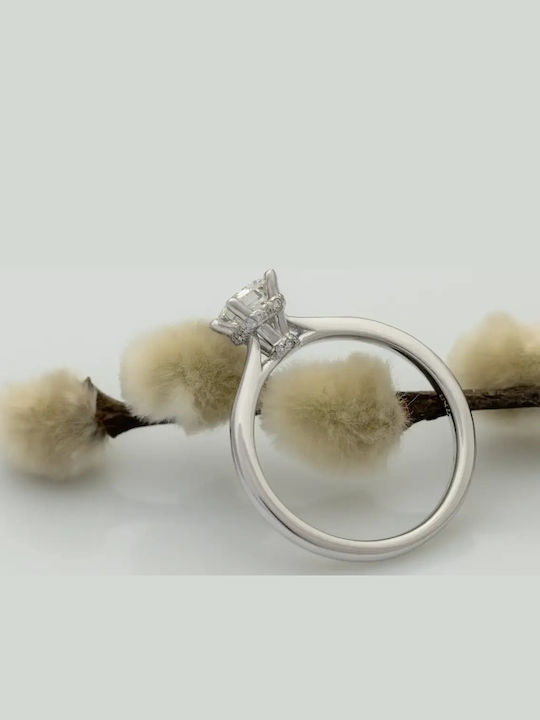 Single Stone from Gold 18K with Diamond