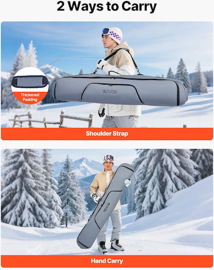 Vevor Θήκη Snowboard Γκρι