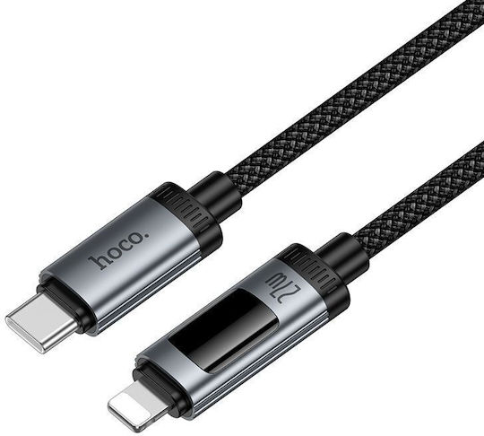 Hoco U148 USB-C to Lightning Cable 27W Μαύρο 1.2m