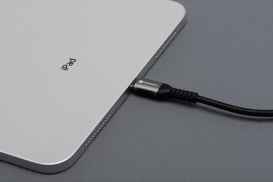 Forcell USB-C to Lightning Cable 27W Μαύρο 0.25m